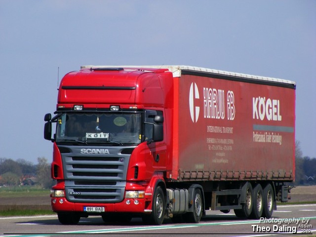 Scania Rood (buitenland)  891 BAB-border Buitenlandse truck's  2009