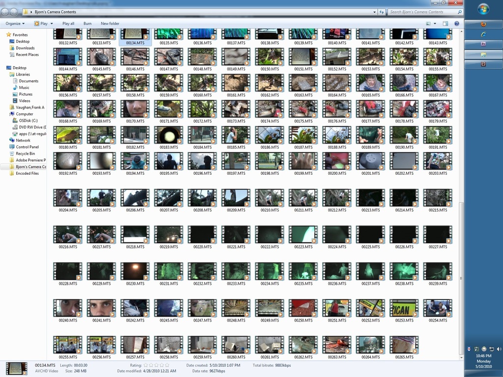 camera thumbnails 2 random junks