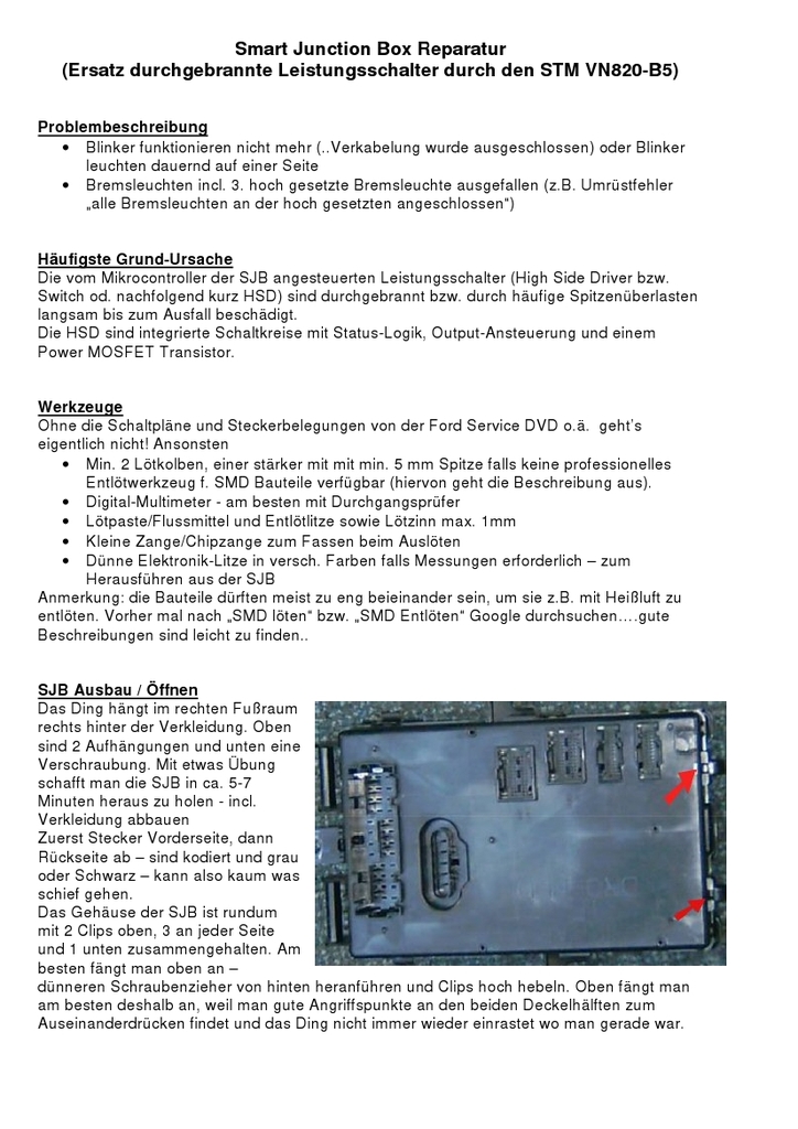 sjb reparatur seite 1 - 