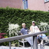Ron en Niels 22-05-10 2 - In de tuin 2010