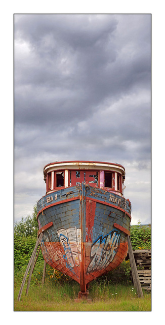 Graffiti Boat Panorama Images