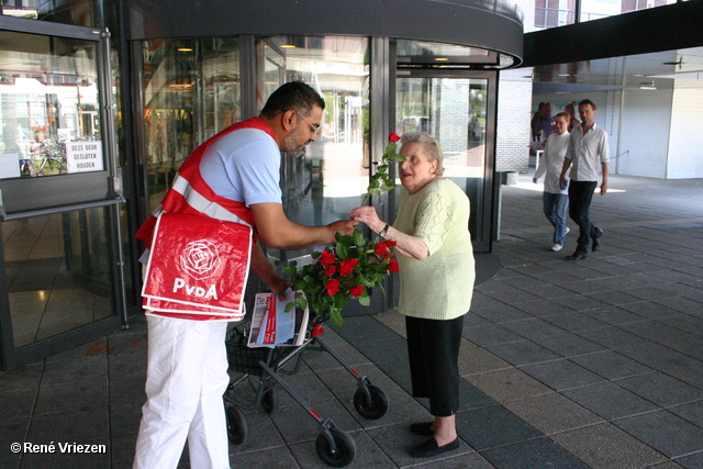  RenÃ© Vriezen 2010-06-05 #0016 PvdA Arnhem WC Presikhaaf Campagne TK2010 zaterdag 5 juni 2010