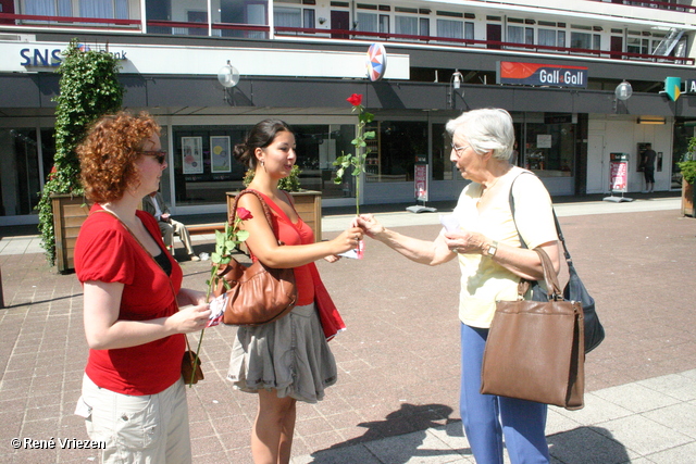  RenÃ© Vriezen 2010-06-05 #0041 PvdA Arnhem WC Presikhaaf Campagne TK2010 zaterdag 5 juni 2010