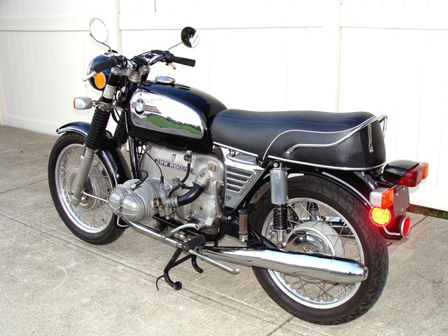 2941938 '73 R60-6 SWB Black Toaster 003 SOLD.........1973 BMW R60/5 SWB Black, Toaster Tank, 55,500 Miles. Very Clean! Top-end just Rebuilt, 10K Service, plus much more!