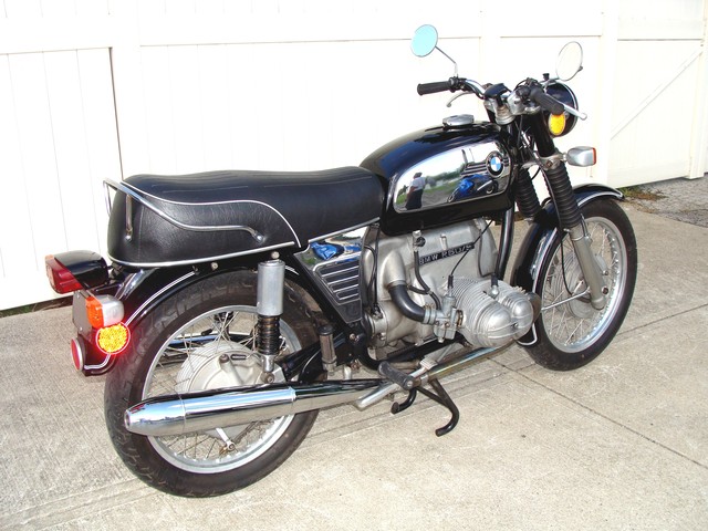 2941938 '73 R60-6 SWB Black Toaster 013 SOLD.........1973 BMW R60/5 SWB Black, Toaster Tank, 55,500 Miles. Very Clean! Top-end just Rebuilt, 10K Service, plus much more!