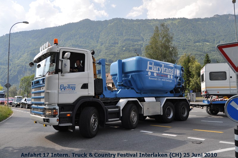 Anfahrt Interlaken Truck Festival 25 juni 2010 860 - 