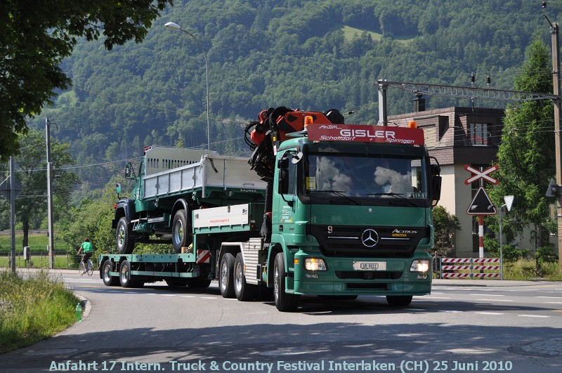Anfahrt Interlaken Truck Festival 25 juni 2010 541 - 