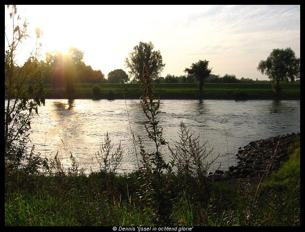 Ijssel in ochtend glorie Nature calls