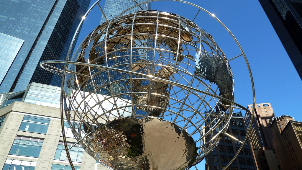 columbus circle globe - 