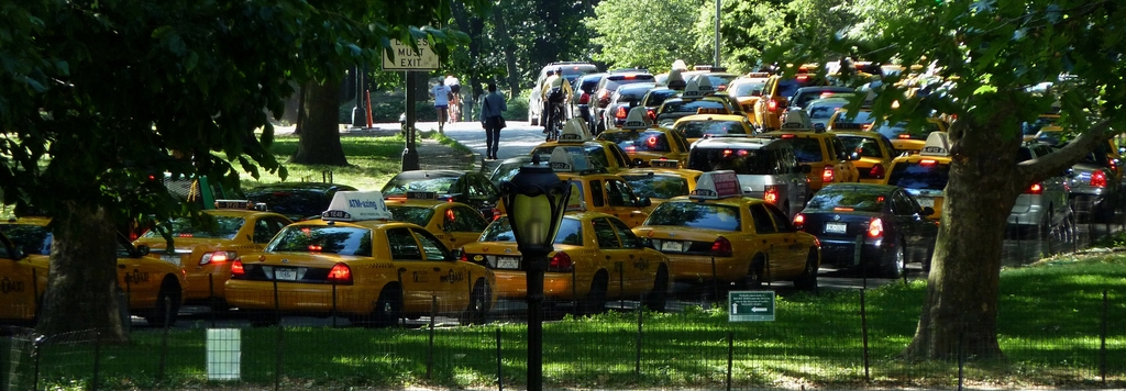 Traffic at central park - 