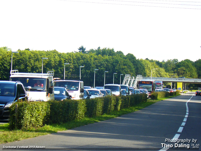 Drukte TSF-border Zaterdag 24-7-2010 Truckstar 