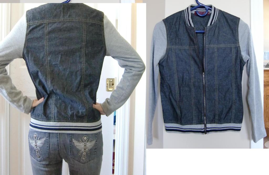 zipper jean jacket 1 - 