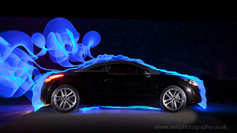 RCZ in lights - 