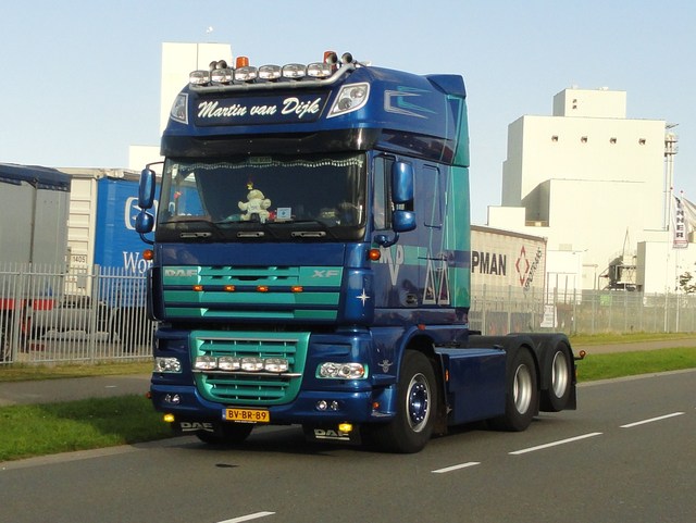 Martin v Dijk rijdend truckersdag Coevorden