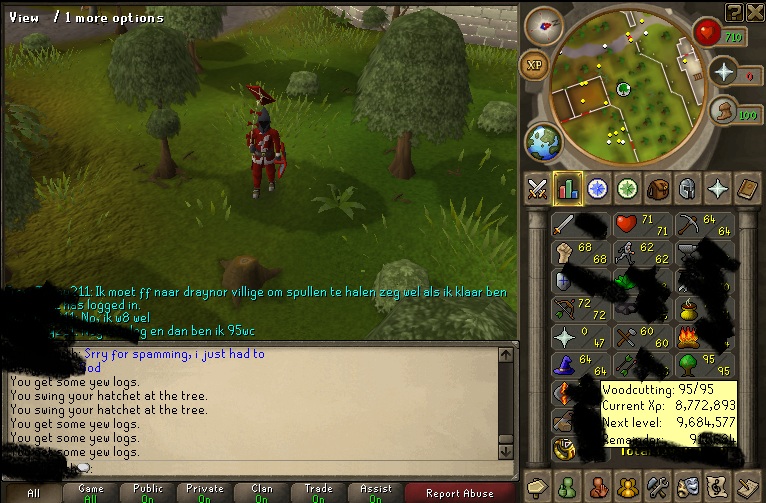 95 woodcutting (second trial) - 