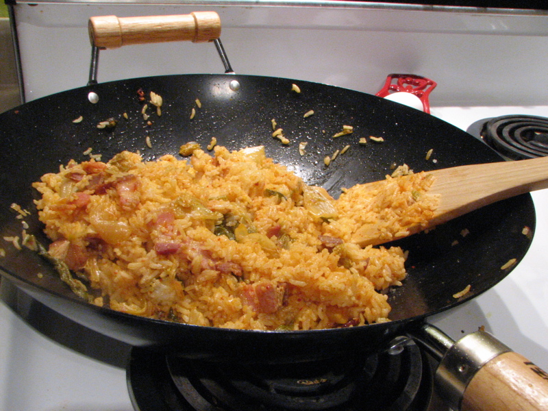 Korean cuisine-Kimchi bokkeumbap - 