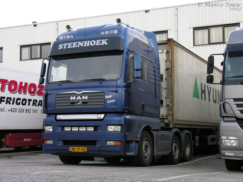 BR-JP-68  Steenhoek. - [Opsporing] M.A.N. 's met een Indupoldak Transportfotos.nl