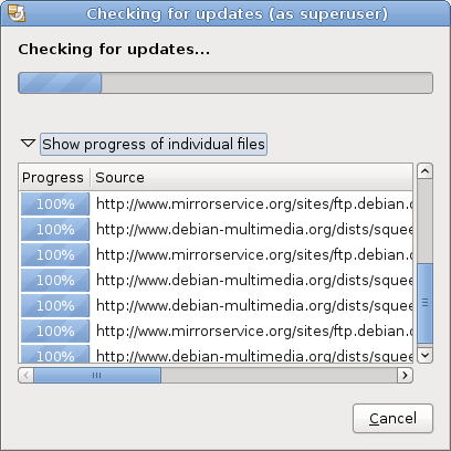 Checking for updates - 