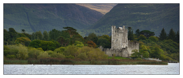 Ross Castle pano Brtiain and Ireland Panoramas