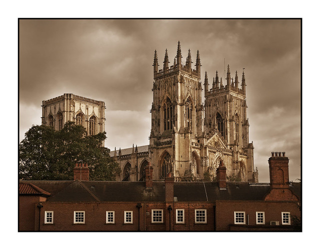 York Minster 10sepia England and Wales