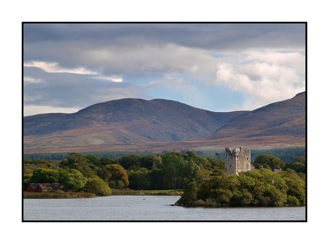 Ross Castle on the lake Ireland