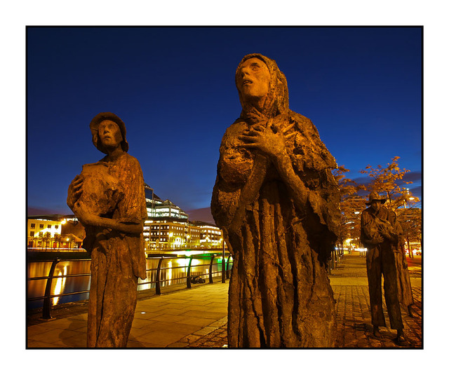 Dublin Famine Statues Ireland