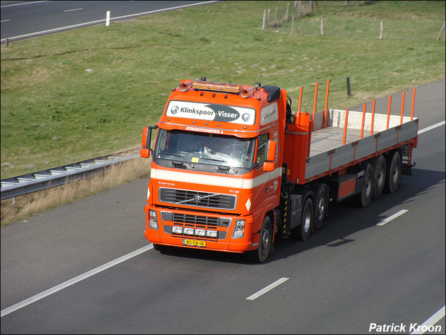 Klinkspoor-visser Truckfoto's