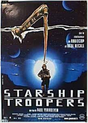 starship troopers poster random junks