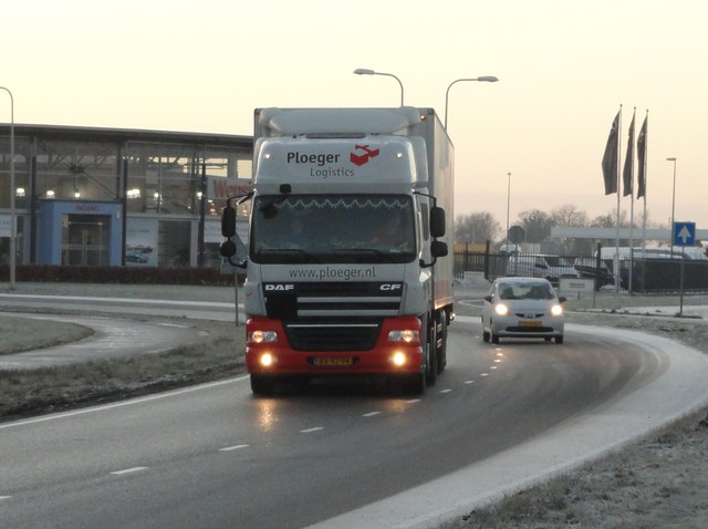 DAF CF Ploeger 007 trucks gespot in Hoogeveen