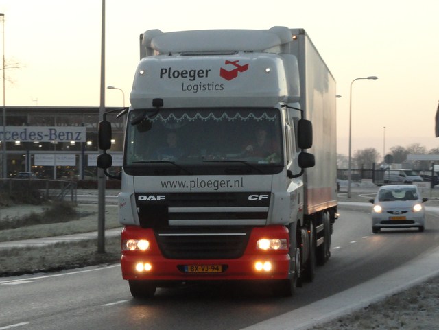 DAF CF Ploeger 010 trucks gespot in Hoogeveen