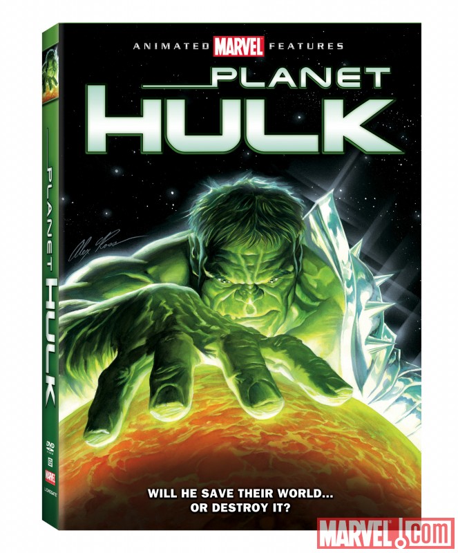 Planet Hulk DVD Cover - 