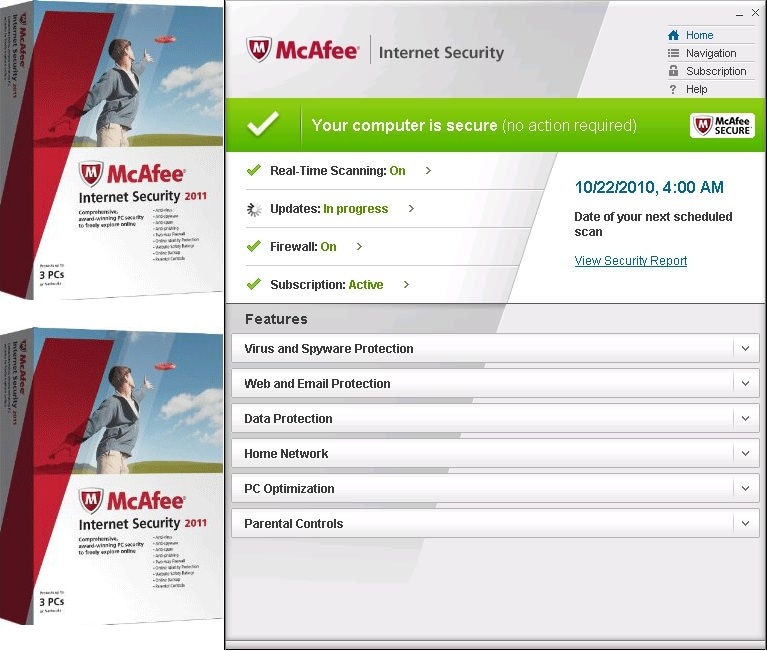 McAfee Internet Security 2011 - 