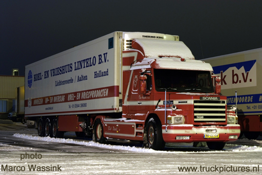 Dennis Hagen Springer bij Hoitink Foto's van de trucks van TF leden
