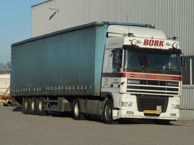 Bork trucks gespot in Hoogeveen