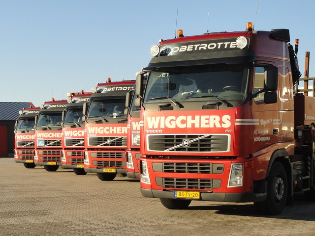 Wighers (2) trucks gespot in Hoogeveen