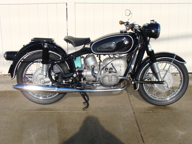 641284 '66 R50-2 Black 021 SOLD.......1966 BMW R50/2, 19,257 Miles. Fresh 10K Service.