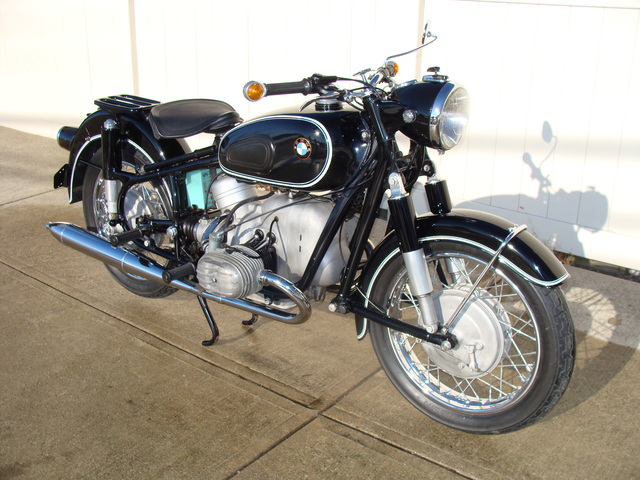 641284 '66 R50-2 Black 022 SOLD.......1966 BMW R50/2, 19,257 Miles. Fresh 10K Service.