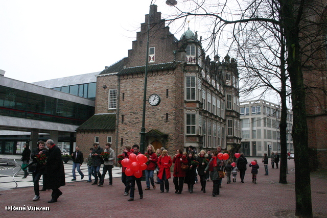 RenÃ© Vriezen 2011-02-12 #0135 PvdA Arnhem Land vd Markt campagne PV2011 Job Cohen zaterdag 12 februari 2011