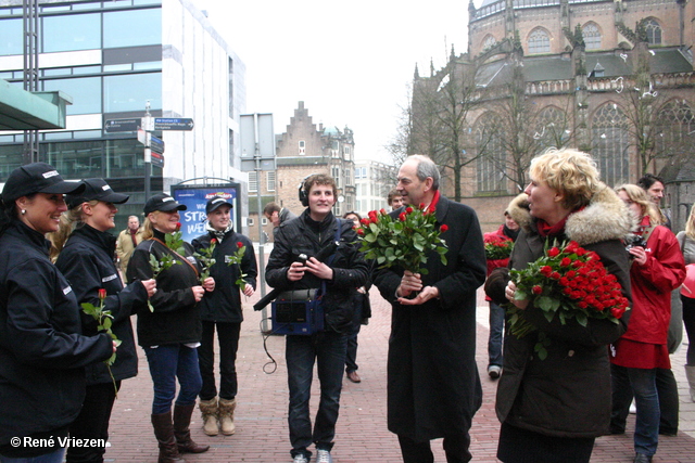 RenÃ© Vriezen 2011-02-12 #0146 PvdA Arnhem Land vd Markt campagne PV2011 Job Cohen zaterdag 12 februari 2011