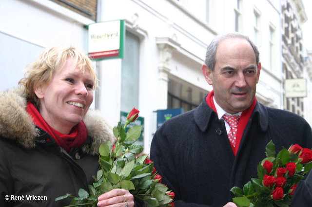 RenÃ© Vriezen 2011-02-12 #0179 PvdA Arnhem Land vd Markt campagne PV2011 Job Cohen zaterdag 12 februari 2011