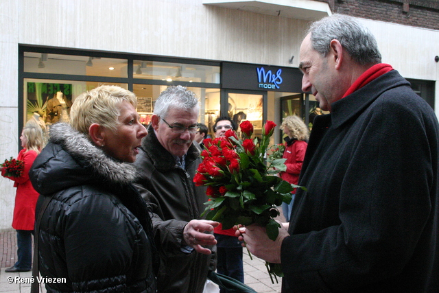 RenÃ© Vriezen 2011-02-12 #0186 PvdA Arnhem Land vd Markt campagne PV2011 Job Cohen zaterdag 12 februari 2011