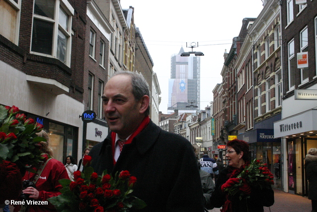 RenÃ© Vriezen 2011-02-12 #0190 PvdA Arnhem Land vd Markt campagne PV2011 Job Cohen zaterdag 12 februari 2011