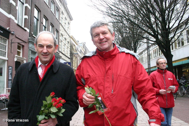 René Vriezen 2011-02-12 #0258 PvdA Arnhem Land vd Markt campagne PV2011 Job Cohen zaterdag 12 februari 2011