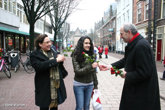 RenÃ© Vriezen 2011-02-12 #0259 PvdA Arnhem Land vd Markt campagne PV2011 Job Cohen zaterdag 12 februari 2011