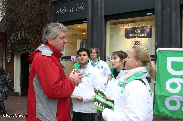 RenÃ© Vriezen 2011-02-12 #0269 PvdA Arnhem Land vd Markt campagne PV2011 Job Cohen zaterdag 12 februari 2011