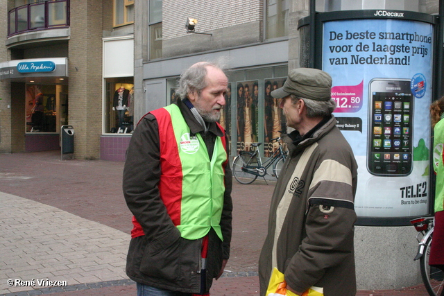 RenÃ© Vriezen 2011-02-19 #0003 PvdA Arnhem Land vd Markt campagne PV2011 zaterdag 19 februari 2011