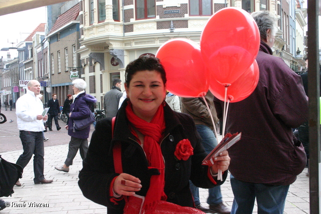 RenÃ© Vriezen 2011-02-19 #0004 PvdA Arnhem Land vd Markt campagne PV2011 zaterdag 19 februari 2011