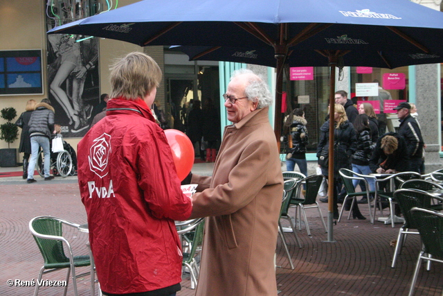 RenÃ© Vriezen 2011-02-19 #0023 PvdA Arnhem Land vd Markt campagne PV2011 zaterdag 19 februari 2011