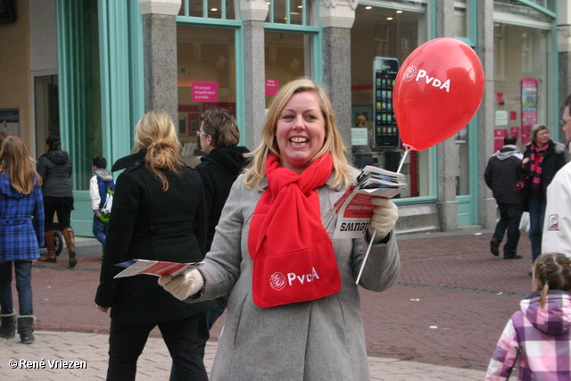 RenÃ© Vriezen 2011-02-19 #0025 PvdA Arnhem Land vd Markt campagne PV2011 zaterdag 19 februari 2011