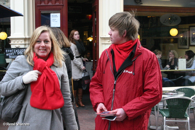 RenÃ© Vriezen 2011-02-19 #0036 PvdA Arnhem Land vd Markt campagne PV2011 zaterdag 19 februari 2011